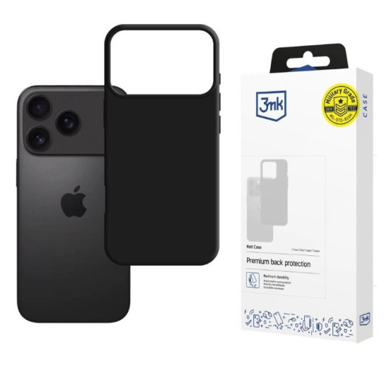 Etui Matt Case do Apple iPhone 17 Pro Max Czarne 