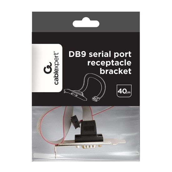 Gniazdo DB9 (COM9) na śledziu + low profile 