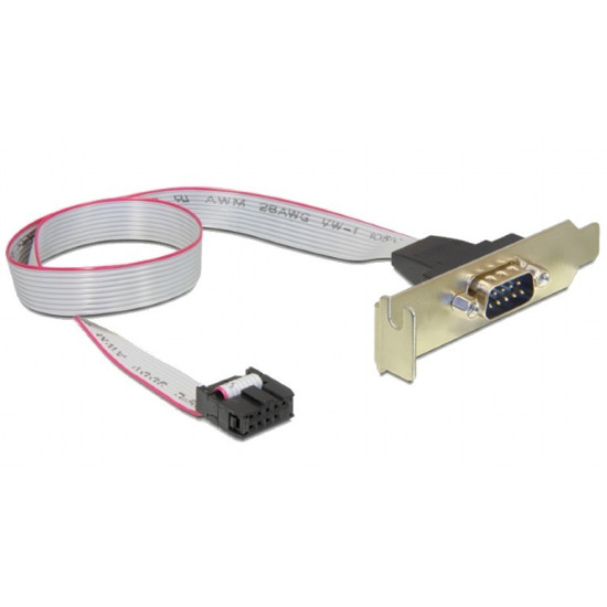 Gniazdo DB9 (COM9) na śledziu + low profile 