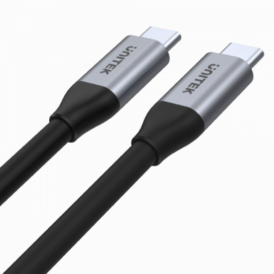Kabel USB-C - USB-C PD 100W, 5Gbps, 4K60Hz, 2m, M/M; C14091ABK 