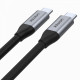 Kabel USB-C - USB-C PD 100W, 5Gbps, 4K60Hz, 2m, M/M; C14091ABK 