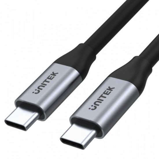Kabel USB-C - USB-C PD 100W, 5Gbps, 4K60Hz, 2m, M/M; C14091ABK 