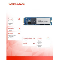 Dysk SSD SNV5420-800G 800GB M2 NVMe 2280 