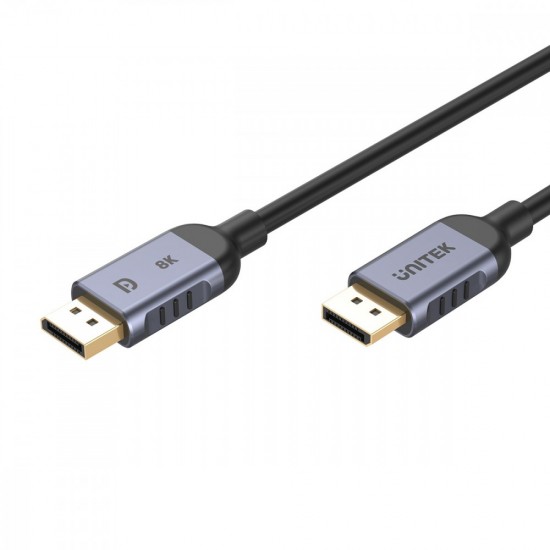 Kabel DisplayPort 1.4, 8K@60Hz, 4K@240Hz, HDR, 2m; C1628GY01-2M 