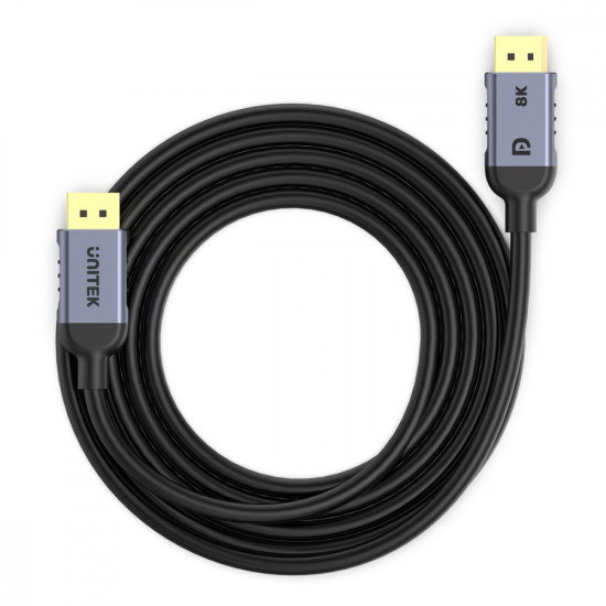 Kabel DisplayPort 1.4, 8K@60Hz 4K@240Hz, HDR, 1m; C1628GY01-1M 