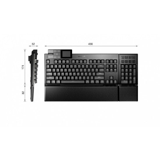 Klawiatura Dark Mount Silent Tactile 