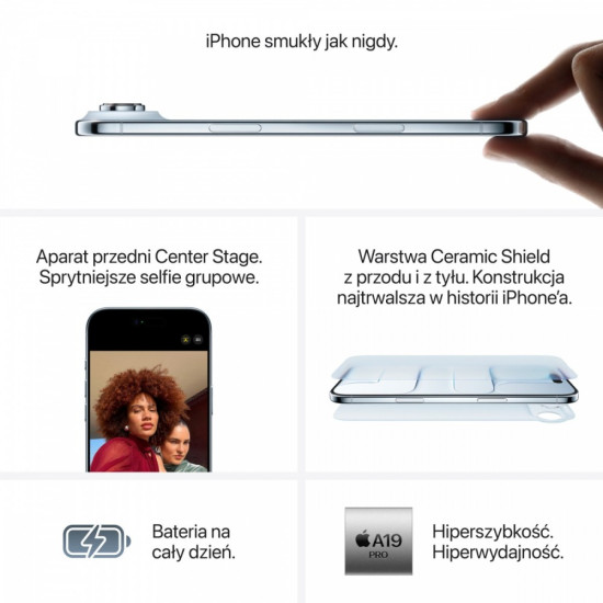 iPhone Air Błękitny 512 GB