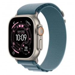 Watch Ultra 3 GPS + Cellular 49mm  Koperta 49 mm z tytanu w kolorze naturalnym Opaska Alpine w kolorze jasnoniebieskim - rozmiar S