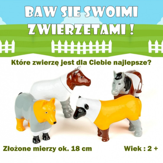 Zestaw Malblo Magnetic Zwierzęta z gospodarstwa 