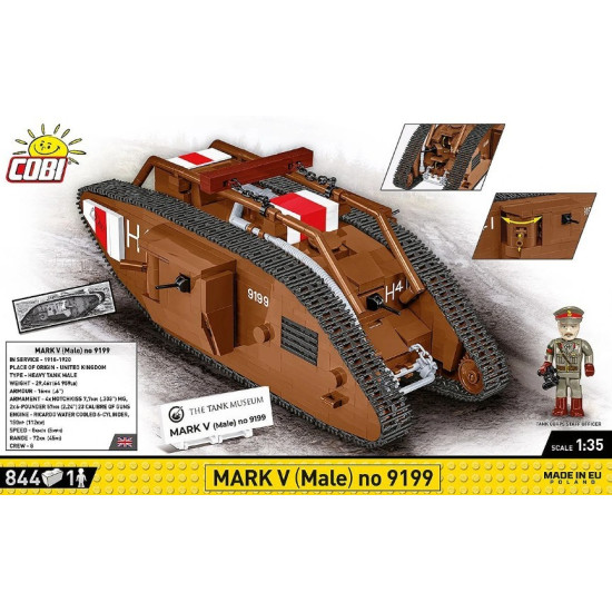 Klocki Mark V Male NO 9199 844 elementów