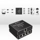 Rozdzielacz splitter Ethernet  mini SWITCH 1x4 RJ45 | 1000Mb/s | USB-C | Aluminium 