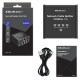 Rozdzielacz splitter Ethernet  mini SWITCH 1x4 RJ45 | 1000Mb/s | USB-C | Aluminium 