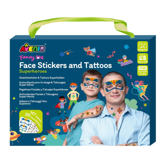 Naklejki do ciała i tatuaże - Superbohaterowie 