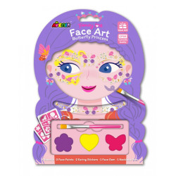 Klejnoty i farby do twarzy - Motyl 
