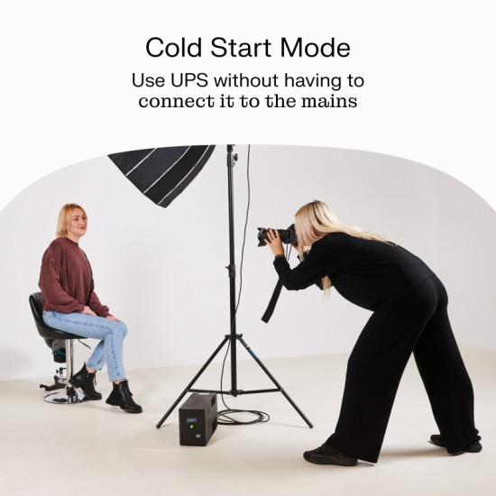 Zasilacz awaryjny UPS 600W/1000VA modyfikowana sinusoida 