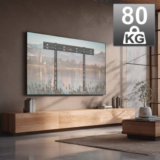 Ultra płaski uchwyt ścienny MC-123  MAX VESA 600x400  80kg 