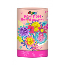 Zestaw kreatywny Pom Pom Bukiet z pomponami - Kwiaty