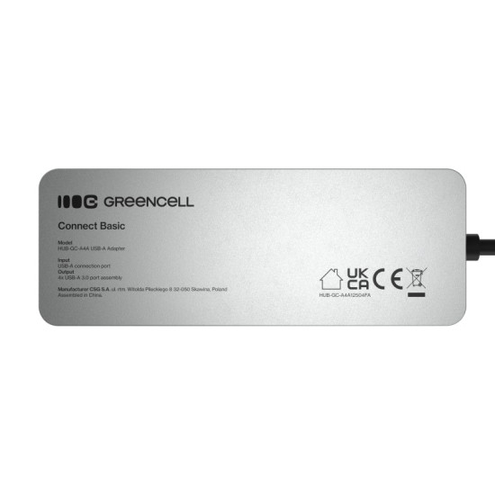 HUB USB-C Basic USB-A do 4x USB-A 3.0 
