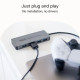 HUB USB-C Basic USB-A do 4x USB-A 3.0 