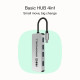 HUB USB-C Basic USB-C do 4x USB-A 3.0 
