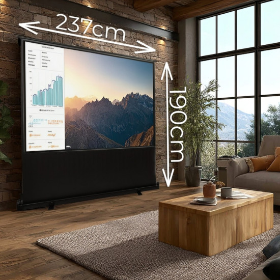 Ekran projekcyjny przenośny  100 cali 16:9 MC-964