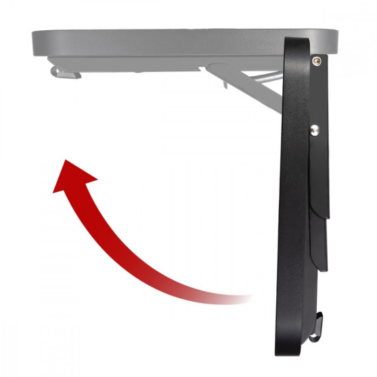 Składana półka MC-129 B 100x20 cm 