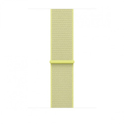 Opaska sportowa w kolorze neonowym żółtym do koperty 46 mm