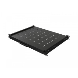 Półka wysuwana do szaf rack 19 cali  350mm czarna 