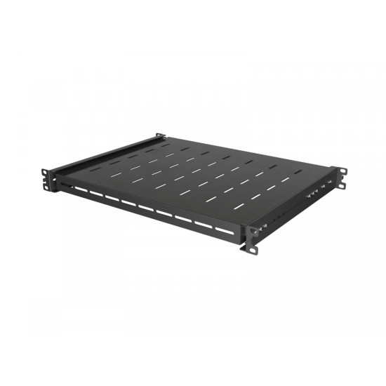 Półka wysuwana do szaf rack 19 cali  350mm czarna 