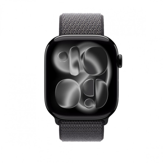 Opaska sportowa w kolorze ciemnoszarym do koperty 46 mm