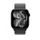 Opaska sportowa w kolorze ciemnoszarym do koperty 46 mm