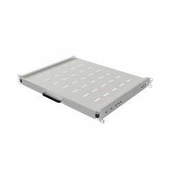 Półka wysuwana do szaf rack 19 cali 350mm szara 