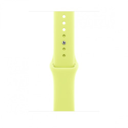 Pasek sportowy w kolorze neonowym żółtym do koperty 46 mm - rozmiar S/M