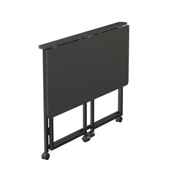 Składane mobilne biurko MC-1250 B blat 100x50 cm, max50 kg Czarne