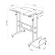 Mobilne biurko regulowane MC-124 B max 50kg, regulacja wysokości 67-115 cm, blat 80x60 cm 