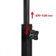 Mobilne biurko regulowane MC-124 B max 50kg, regulacja wysokości 67-115 cm, blat 80x60 cm 