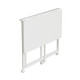 Biurko, stolik z kółkami MC-1250W 100x50 cm blat, max 50kg Białe