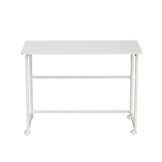 Biurko, stolik z kółkami MC-1250W 100x50 cm blat, max 50kg Białe