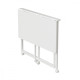 Biurko, stolik z kółkami MC-1250W 100x50 cm blat, max 50kg Białe