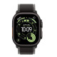 Watch Ultra 3 GPS + Cellular koperta 49 mm z tytanu w kolorze czarnym, opaska Trail w kolorze czarnym/węgla drzewnego - rozmiar S/M