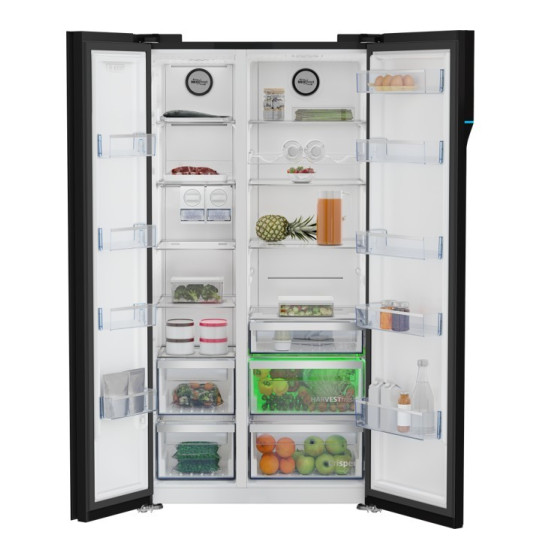 Chłodziarko-zamrażarka Side by side GN163140ZGBN 