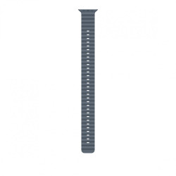 Przedłużka do paska Ocean w kolorze marynarskiego granatu do koperty 49 mm - elementy z tytanu w kolorze naturalnym