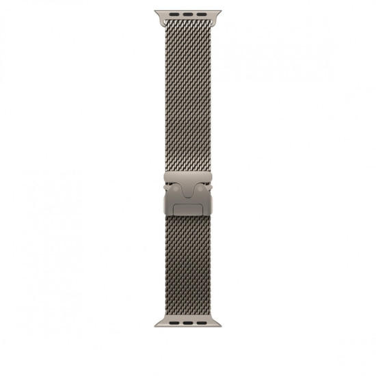 Bransoleta mediolańska z tytanu w kolorze naturalnym do koperty 49 mm - rozmiar M