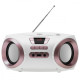 Radio Boombox CD MP3 AD1181 biało-miedziany