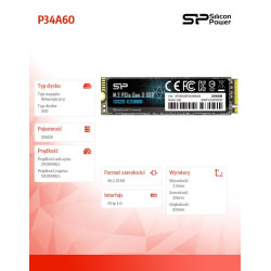 Dysk SSD A60 256GB M.2 PCIe 2200/1600 MB/s NVMe 
