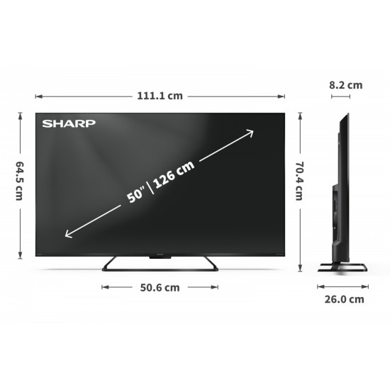 Telewizor QLED 50 cali 50HR8465E