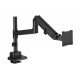 Ramię biurkowe pojedyncze z zaciskiem i sprężyną gazową 1x LCD max. 57