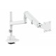 Ramię biurkowe pojedyncze z zaciskiem i sprężyną gazową 1x LCD max. 57