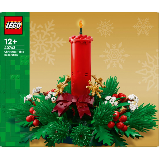 Klocki Iconic 40743 Świąteczna dekoracja stołu 