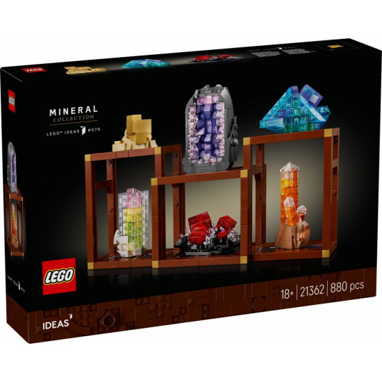 Klocki Ideas 21362 Kolekcja minerałów 